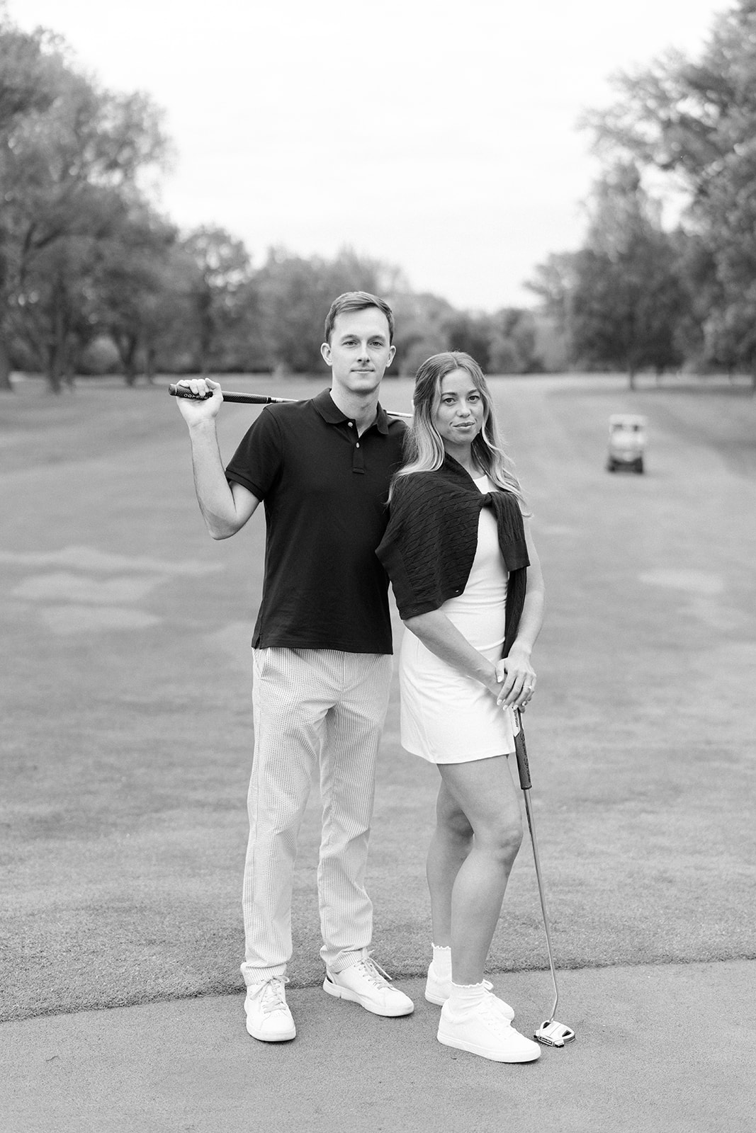 Woodstock Club Engagement Photos in Indianapolis